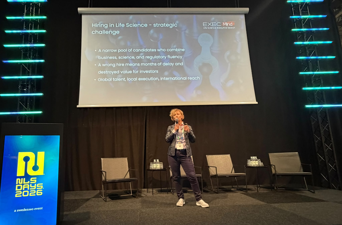 ExecMind showcasing at Nordic Life Science Days 2026  in Stokholm